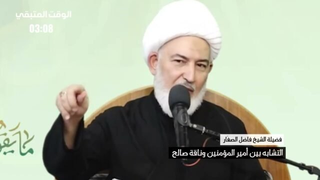 التشابه بين أمير المؤمنين وناقة صالح وبين عاقر ناقة صالح وابن ملجم
