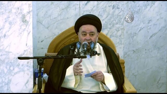 خطبة الجمعة – السيد حسين الشيرازي –  التعامل مع الفيوضات الالاهيه في  رجب الاصب