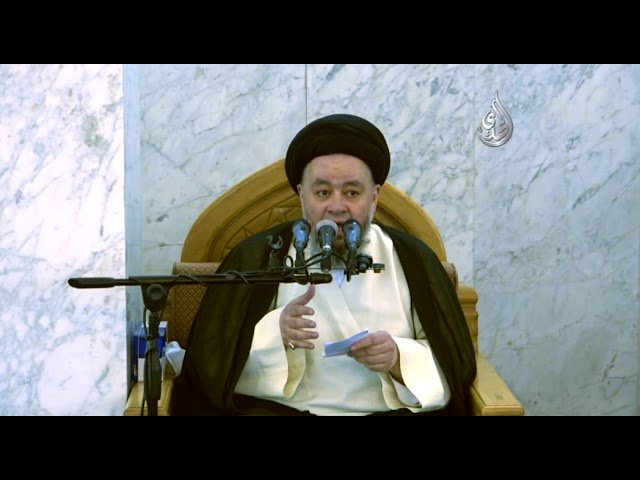 خطبة الجمعة – السيد حسين الشيرازي –  التعامل مع الفيوضات الالاهيه في  رجب الاصب