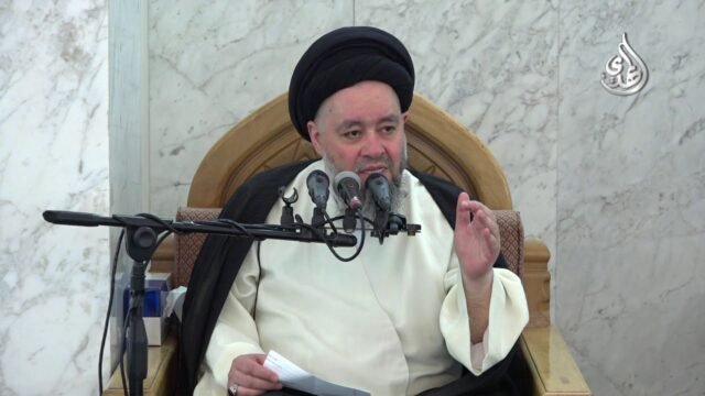 خطبة الجمعة – السيد حسين الشيرازي – القانون الالهي في النعم والبلاء
