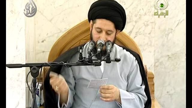 خطبة الجمعة – سيد أحمد الشيرازي – 16- 1 – 2015