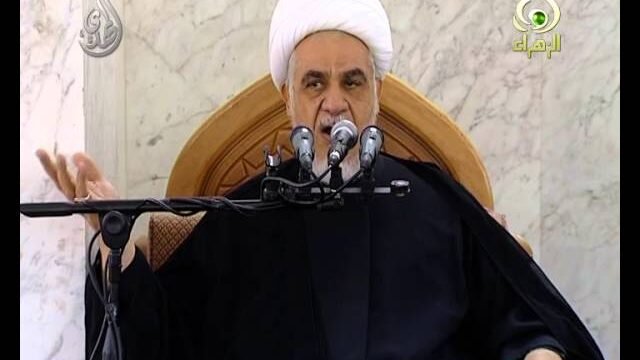 خطبة الجمعة – شيخ مرتضى الشاهرودي – 12- 12- 2014