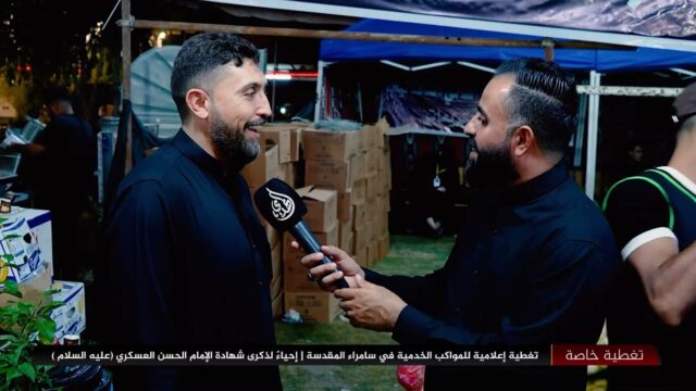 تغطية خاصة| المواكب الخدمية  في زيارة الامام العسكري عليه السلام | المراسل رياض محمد|اهالي الدهاليك